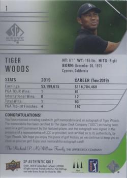 2021 SP Authentic - Limited #1 Tiger Woods Back
