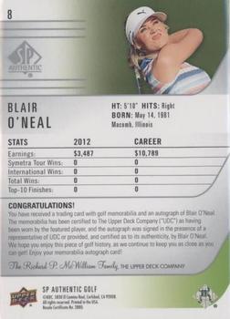 2021 SP Authentic - Limited #8 Blair O'Neal Back