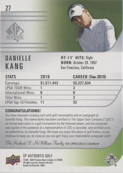 2021 SP Authentic - Limited #27 Danielle Kang Back