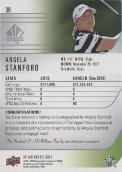 2021 SP Authentic - Limited #38 Angela Stanford Back