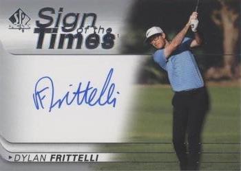 2021 SP Authentic - Sign of the Times #SOTT-DF Dylan Frittelli Front