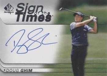 2021 SP Authentic - Sign of the Times #SOTT-DG Doug Ghim Front