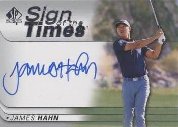 2021 SP Authentic - Sign of the Times #SOTT-HA James Hahn Front