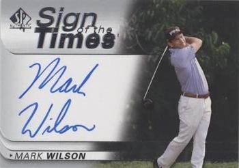 2021 SP Authentic - Sign of the Times #SOTT-MW Mark Wilson Front