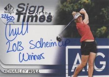 2021 SP Authentic - Sign of the Times Inscriptions #SOTT-CH Charley Hull Front