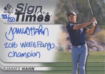 2021 SP Authentic - Sign of the Times Inscriptions #SOTT-HA James Hahn Front