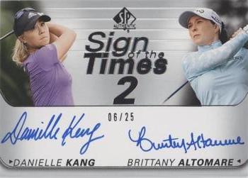 2021 SP Authentic - Sign of the Times 2 #ST2-AK Danielle Kang / Brittany Altomare Front