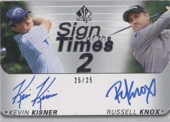 2021 SP Authentic - Sign of the Times 2 #ST2-KK Kevin Kisner / Russell Knox Front