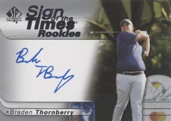 2021 SP Authentic - Sign of the Times Rookies #SOTTR-BT Braden Thornberry Front