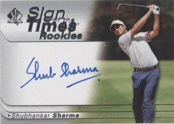 2021 SP Authentic - Sign of the Times Rookies #SOTTR-SS Shubhankar Sharma Front