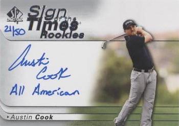 2021 SP Authentic - Sign of the Times Rookies Inscriptions #SOTTR-AC Austin Cook Front