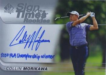 2021 SP Authentic - Sign of the Times Rookies Inscriptions #SOTTR-CM Collin Morikawa Front