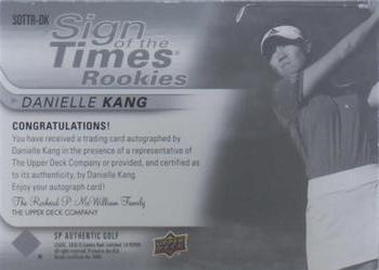 2021 SP Authentic - Sign of the Times Rookies Inscriptions #SOTTR-DK Danielle Kang Back