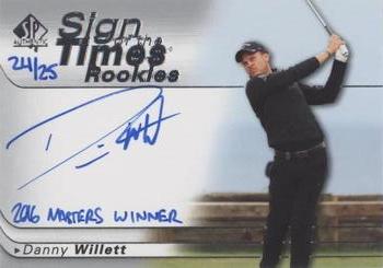 2021 SP Authentic - Sign of the Times Rookies Inscriptions #SOTTR-DW Danny Willett Front