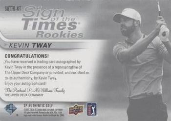 2021 SP Authentic - Sign of the Times Rookies Inscriptions #SOTTR-KT Kevin Tway Back