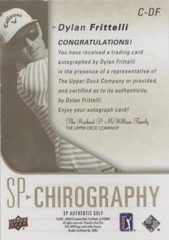 2021 SP Authentic - SP Chirography #C-DF Dylan Frittelli Back