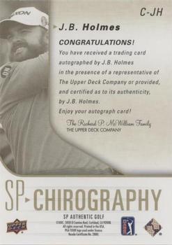 2021 SP Authentic - SP Chirography #C-JH J.B. Holmes Back