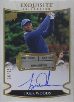 2021 SP Authentic - Exquisite Collection #E-TW Tiger Woods Front