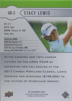 2021 SP Authentic - Upper Deck High Gloss #UD-3 Stacy Lewis Back