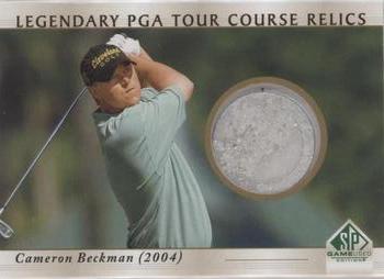 2021 SP Authentic - Legendary Course Relics #CR-CB Cameron Beckman Front