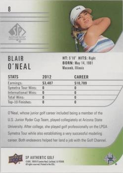2021 SP Authentic - Silver Foil #8 Blair O'Neal Back
