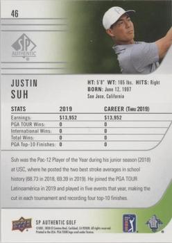 2021 SP Authentic - Silver Foil #46 Justin Suh Back