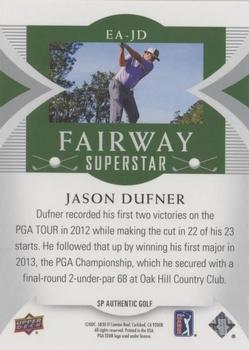 2021 SP Authentic - Fairway Superstars Achievement #EA-JD Jason Dufner Back