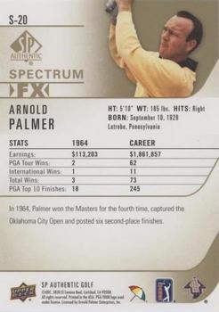 2021 SP Authentic - Spectrum FX Blue #S-20 Arnold Palmer Back