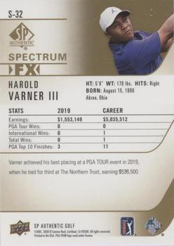 2021 SP Authentic - Spectrum FX Blue #S-32 Harold Varner III Back