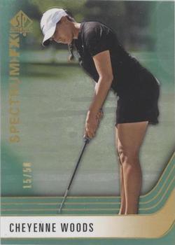 2021 SP Authentic - Spectrum FX Green #S-8 Cheyenne Woods Front