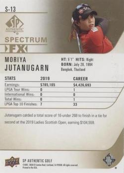 2021 SP Authentic - Spectrum FX Green #S-13 Moriya Jutanugarn Back
