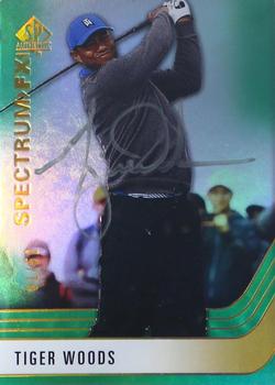 2021 SP Authentic - Spectrum FX Green Autographs #S-1 Tiger Woods Front