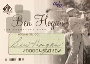2002 SP Authentic - Ben Hogan Cut Autographs #GH-2 Ben Hogan Front