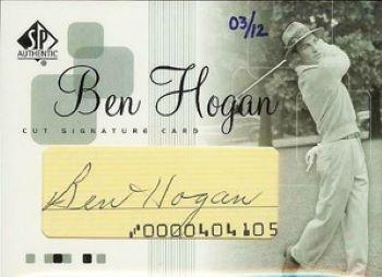 2002 SP Authentic - Ben Hogan Cut Autographs #GH-8 Ben Hogan Front