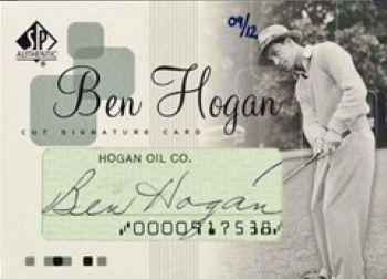 2002 SP Authentic - Ben Hogan Cut Autographs #GH-9 Ben Hogan Front