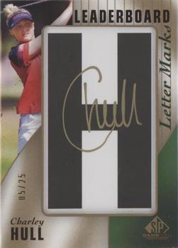 2021 SP Game Used - Leaderboard Letter Marks #LM-CH Charley Hull Front