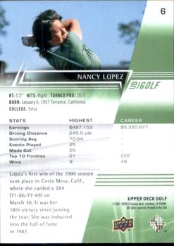 2024 Upper Deck #6 Nancy Lopez Back