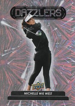 2024 Upper Deck - Dazzlers Pink #DZ-21 Michelle Wie West Front