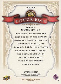 2024 Upper Deck - Honor Roll #HR-32 Anna Nordqvist Back