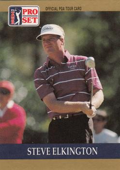1990 Pro Set PGA Tour #10 Steve Elkington Front