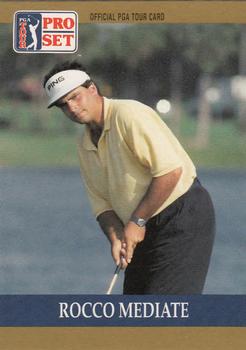 1990 Pro Set PGA Tour #15 Rocco Mediate Front