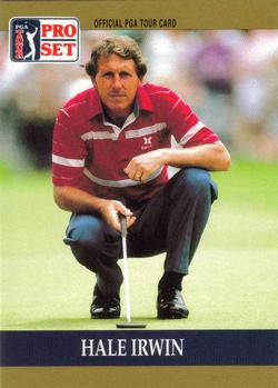 1990 Pro Set PGA Tour #1 Hale Irwin Front