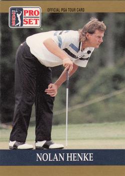 1990 Pro Set PGA Tour #22 Nolan Henke Front