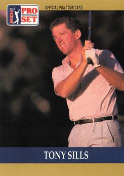1990 Pro Set PGA Tour #2 Tony Sills Front