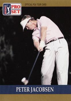 1990 Pro Set PGA Tour #19 Peter Jacobsen Front