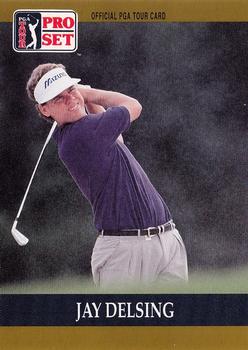 1990 Pro Set PGA Tour #46 Jay Delsing Front