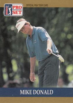 1990 Pro Set PGA Tour #28 Mike Donald Front