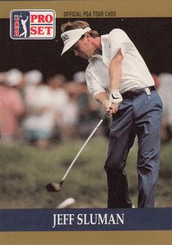 1990 Pro Set PGA Tour #45 Jeff Sluman Front