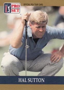 1990 Pro Set PGA Tour #49 Hal Sutton Front