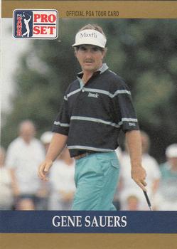 1990 Pro Set PGA Tour #52 Gene Sauers Front